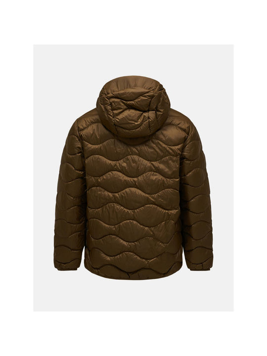Kurtka puchowa męska PEAK PERFORMANCE Helium Down Hood Jacket brązowa
