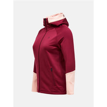 Bluza PEAK PERFORMANCE W Rider Essentials Zip Hood bordowy
