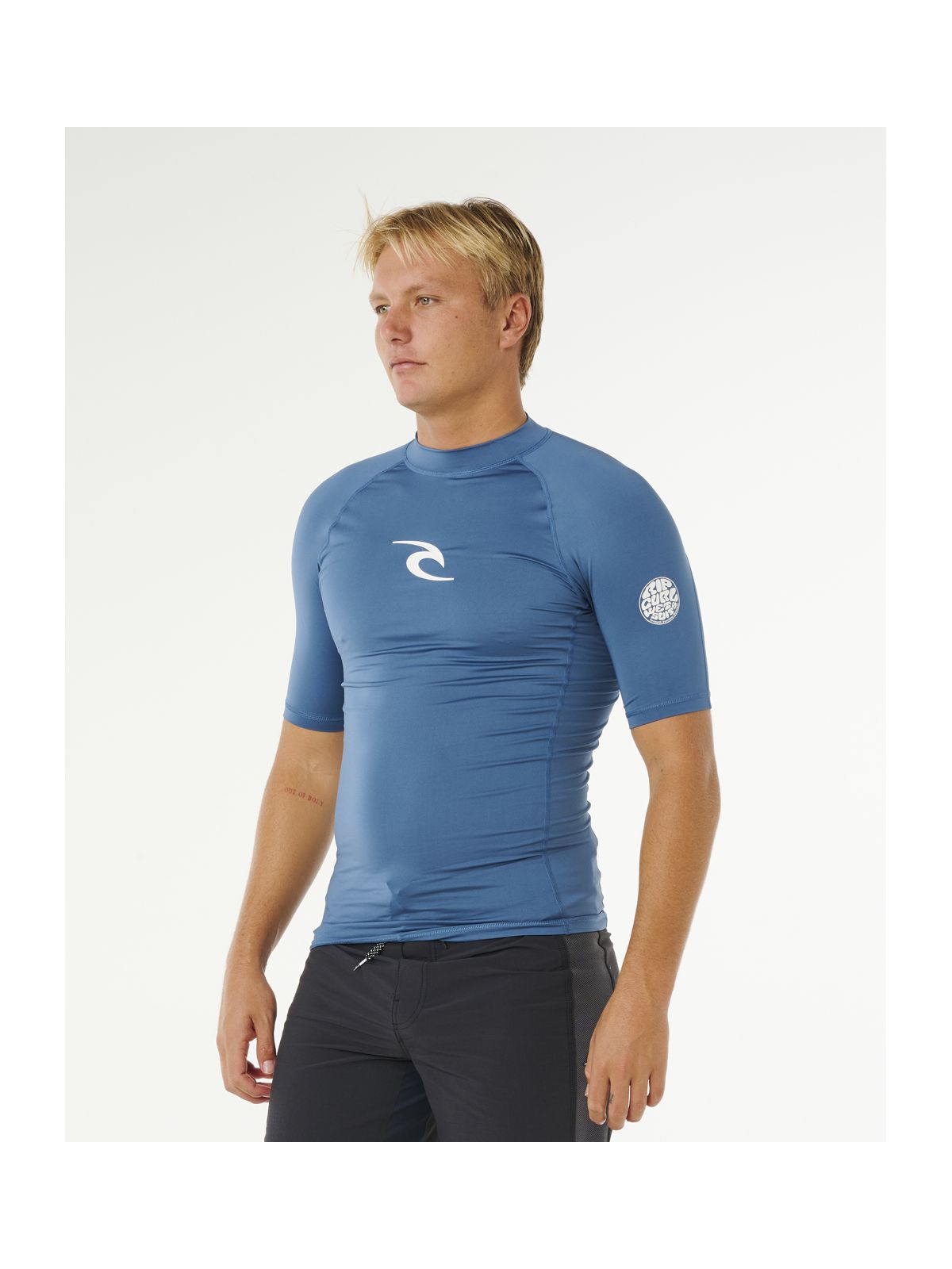 Lycra męska RIP CURL Waves Upf Perf S/S niebieska