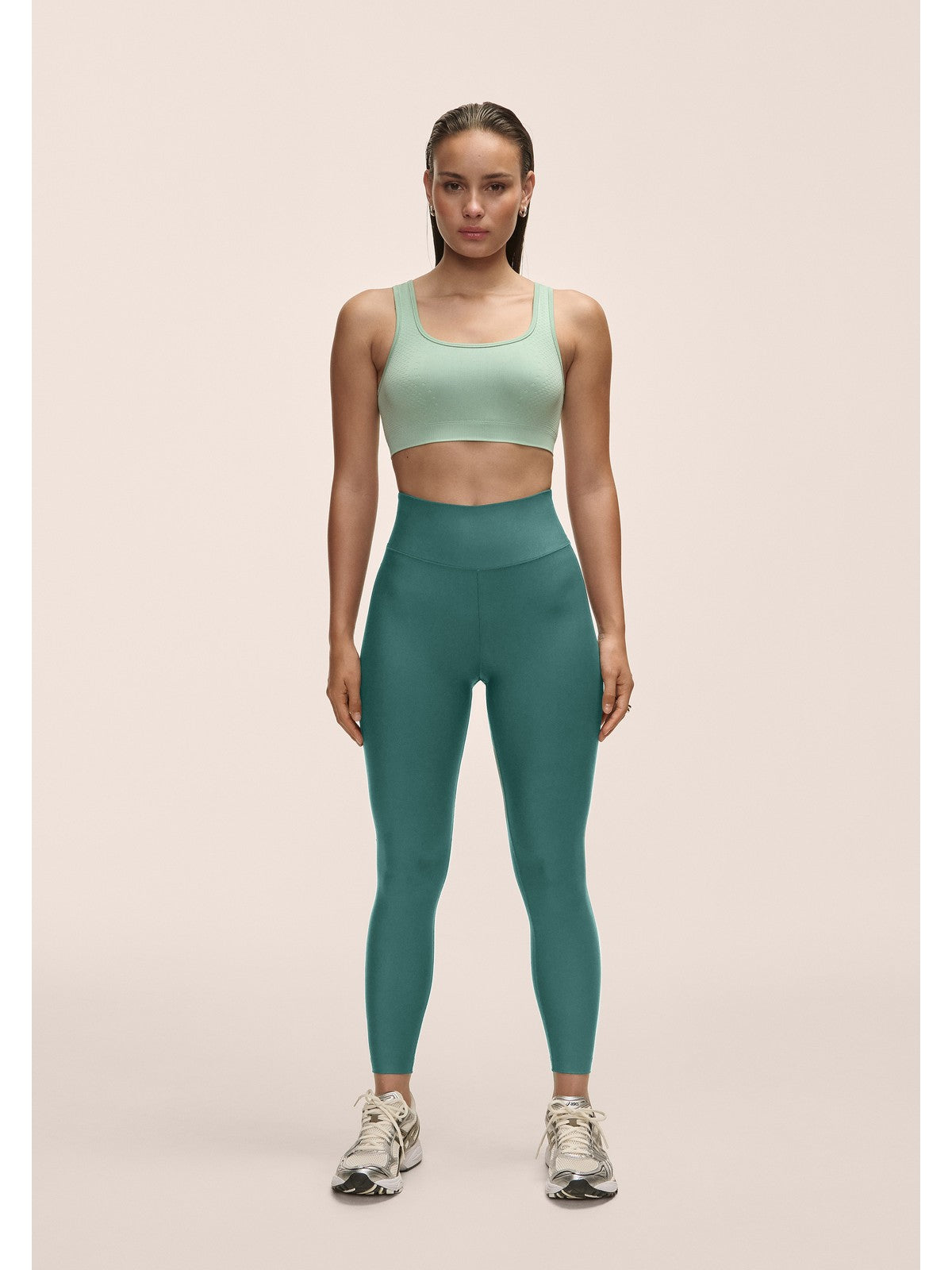 Legginsy damskie CASALL Graphic High Waist Tights kolor zielony