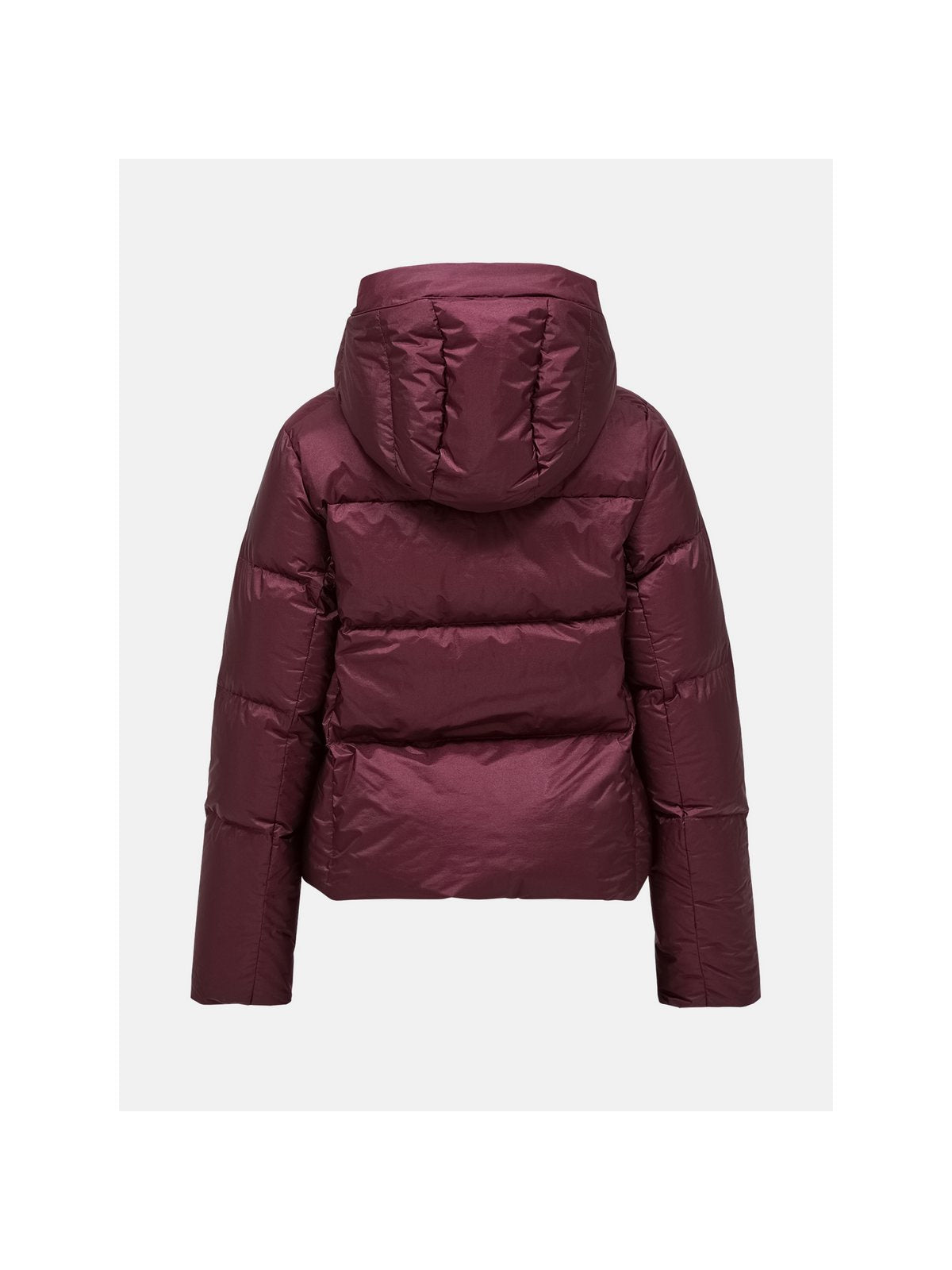 Kurtka narciarska damska PEAK PERFORMANCE Glissade Down Ski Jacket bordowa