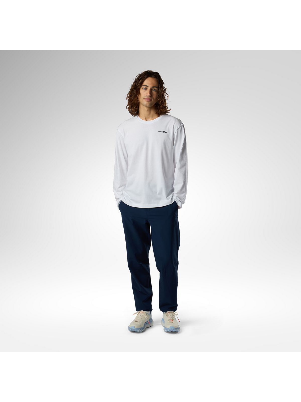 Koszulka męska ROSSIGNOL M Long Sleeve Tee biała