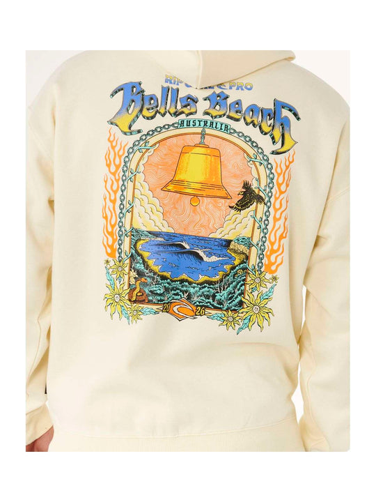 Bluza męska RIP CURL Bells Pro 26 Hood biała
