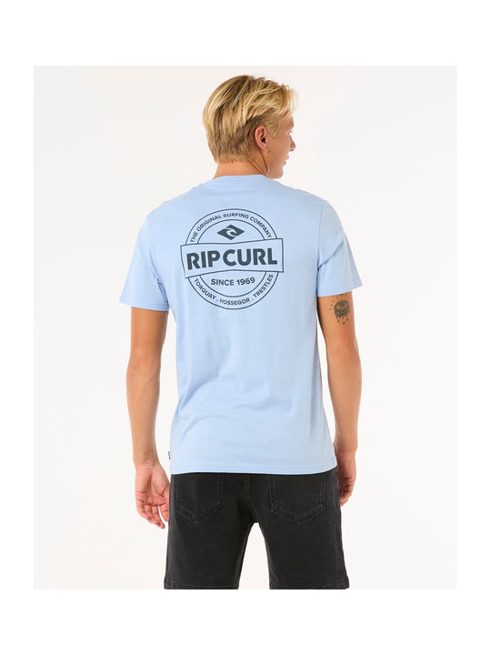 Koszulka męska RIP CURL Staple Tee niebieska
