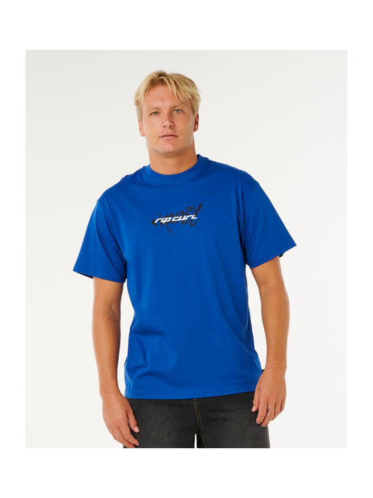 Koszulka męska RIP CURL Inner Visions Blast Over Tee niebieska
