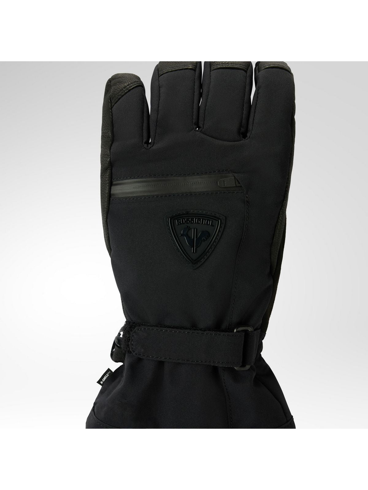 Rękawice narciarskie damskie ROSSIGNOL W Romy Ski Gloves R-Shell Dry czarne