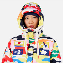 Kurtka narciarska damska ROSSIGNOL W JCC ALLSNOW DOWN JKT multikolor
