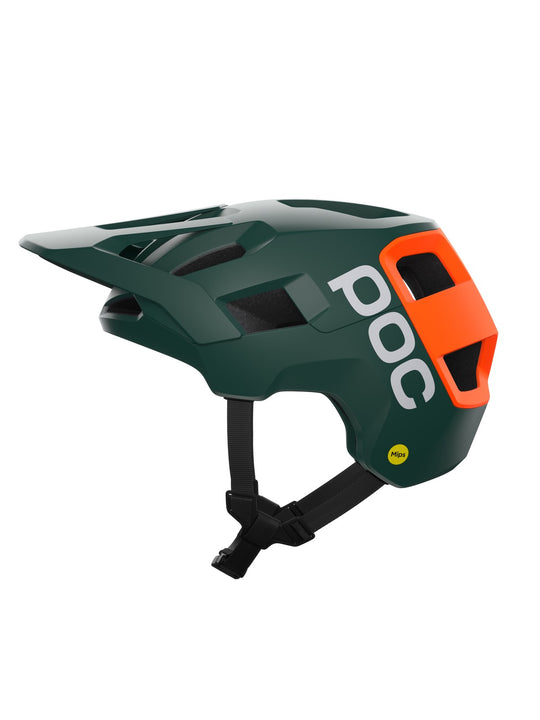Kask rowerowy POC Kortal Race MIPS zielono pomarańczowy
