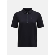 Koszulka PEAK PERFORMANCE W Comfort Zip Polo czarny - Adventure Sports
