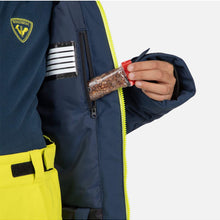 Kurtka narciarska dziecięca ROSSIGNOL Jr Strawpile Jkt granatowy
