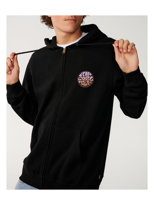 Bluza męska RIP CURL Wettie Passage Icon Zip Thru czarna
