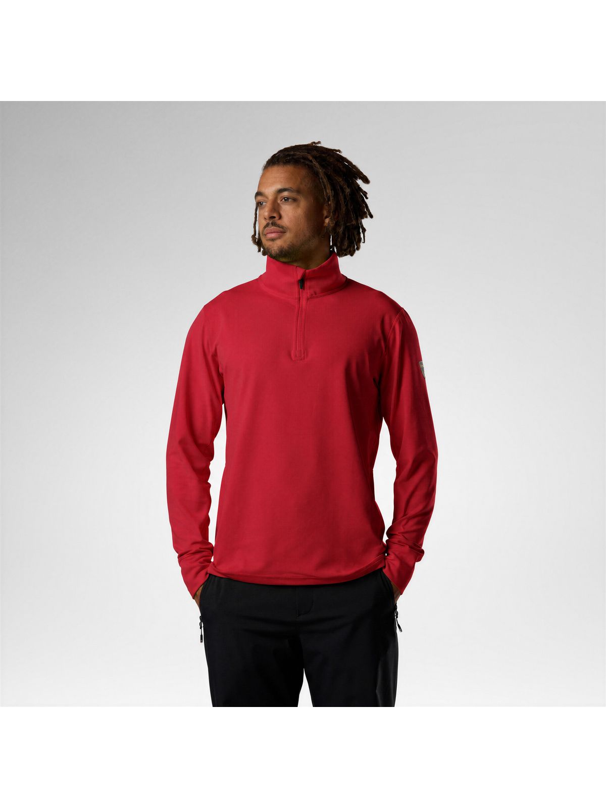 Bluza męska ROSSIGNOL Mid Layer Stretch Hz czerwona