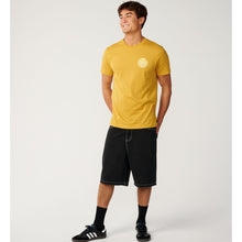 Koszulka męska RIP CURL Wettie Passage Icon Tee żółta
