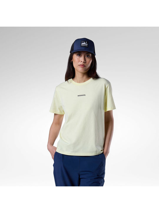 Koszulka damska ROSSIGNOL W Graphic Waterfall Tee żółta
