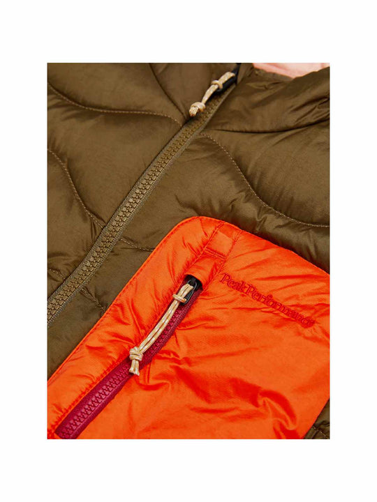 Kamizelka PEAK PERFORMANCE W Helium Utility Down Vest brązowy
