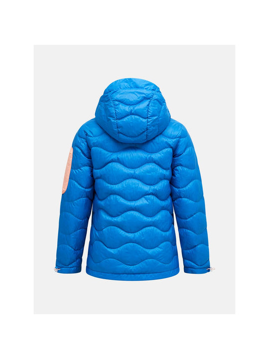 Kurtka PEAK PERFORMANCE Helium Utility Down Hood Jacket Women niebieski
