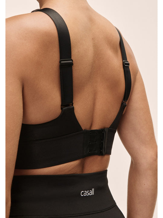 Stanik CASALL Iconic Adjustable Sports Bra kolor czarny
