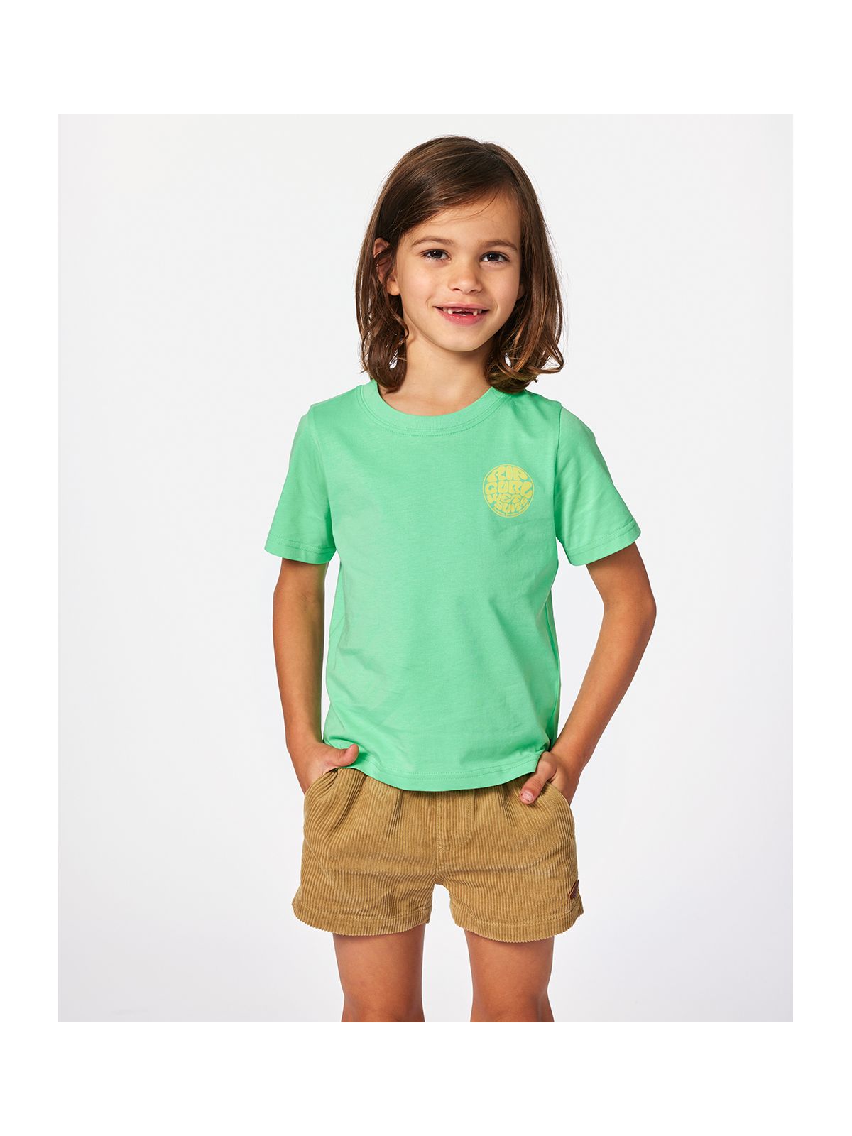 Koszulka RIP CURL WETSUIT ICON TEE -BOY zielona - Adventure Sports