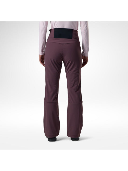 Spodnie narciarskie damskie ROSSIGNOL W Ski Softshell Pant bordowe
