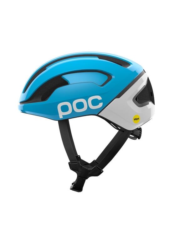 Kask rowerowy POC Omne Beacon MIPS niebiesko biały
