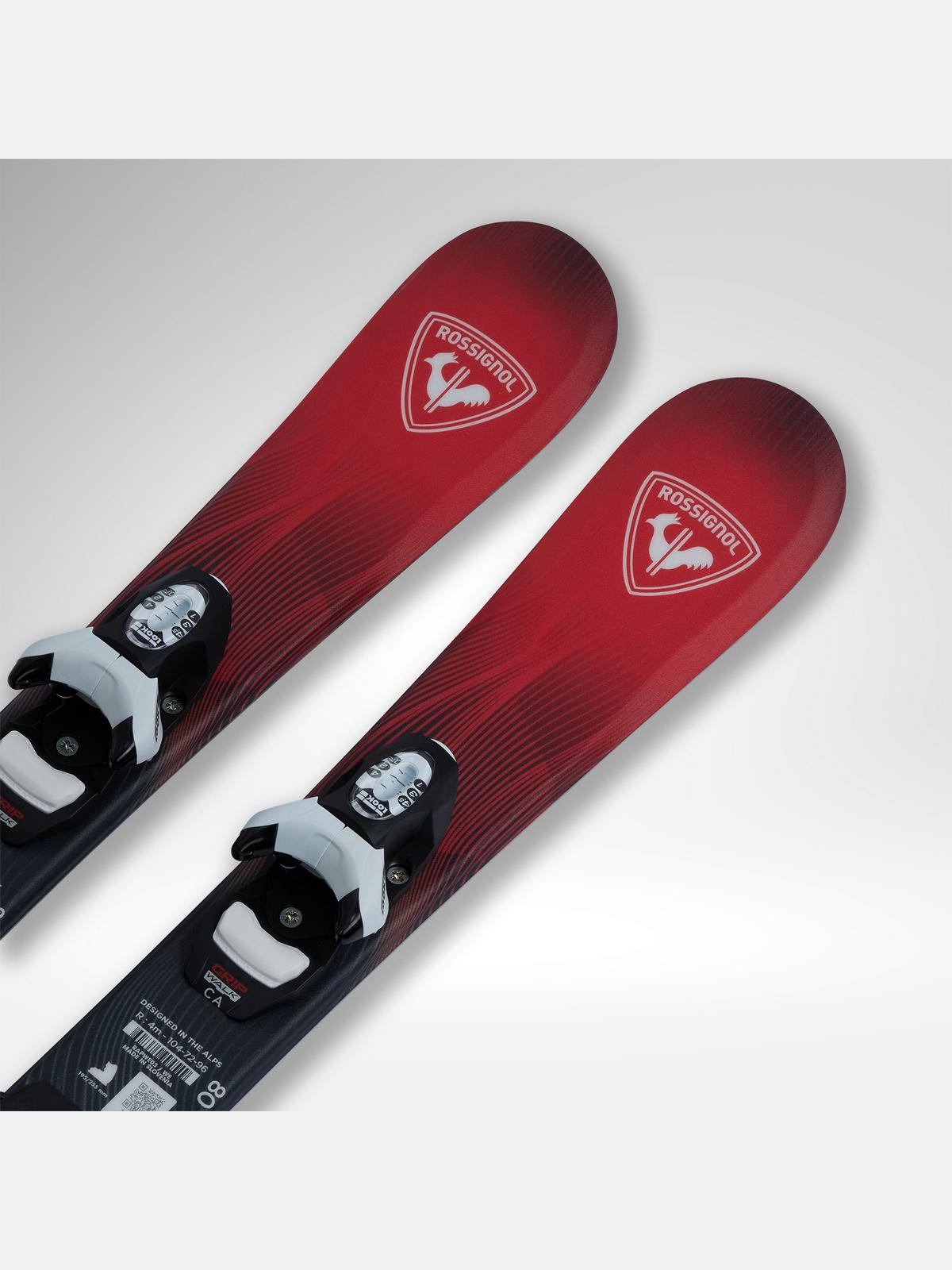 Narty dla dzieci ROSSIGNOL Hero Kid Pre-Drilled Team 4 Gw B76 Black