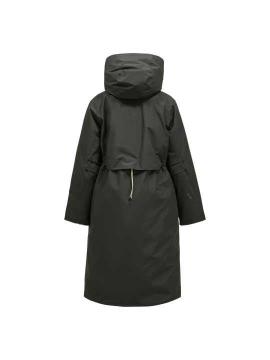 Płaszcz PEAK PERFORMANCE W Treeline Down Coat zielony
