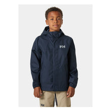 Kurtka dziecięca HELLY HANSEN Jr Vancouver Rain Jacket granatowa
