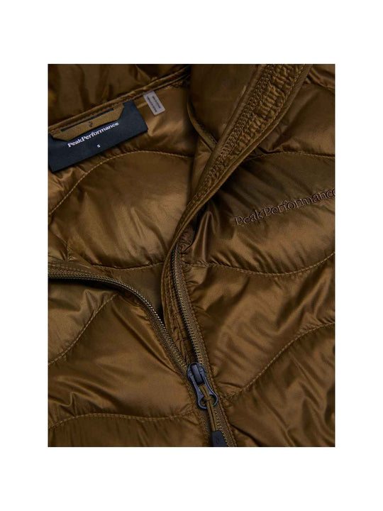 Płaszcz damski PEAK PERFORMANCE Helium Down Coat brązowy
