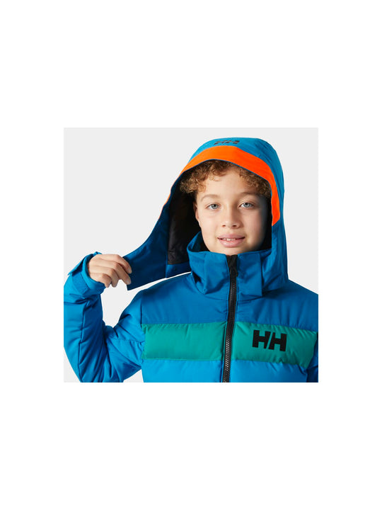 Kurtka narciarska dziecięca HELLY HANSEN Jr Cyclone Jacket kolor niebieski
