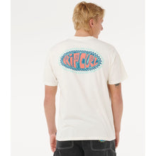 Koszulka RIP CURL RAW ENERGY DE OVAL TEE beżowa
