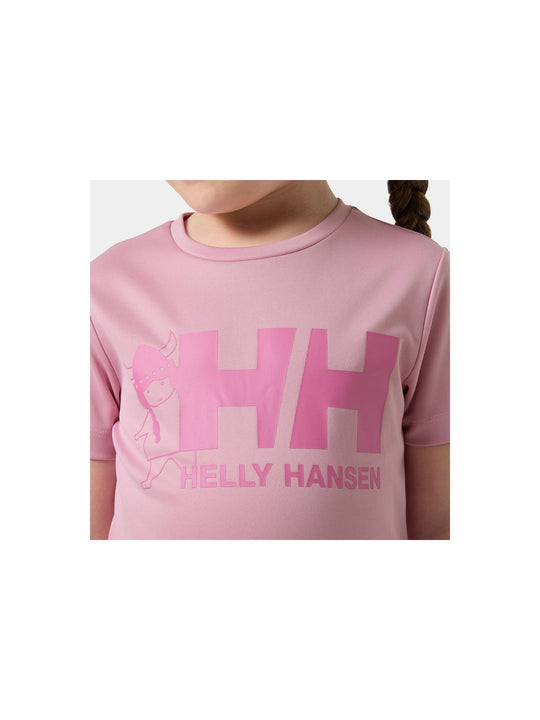 Koszulka dziecięca HELLY HANSEN K Hh Tech Graphic T-Shirt różowa
