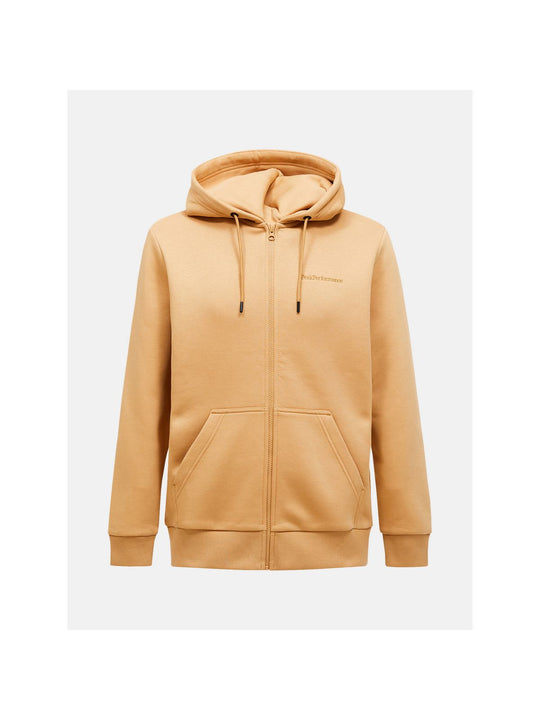 Bluza PEAK PERFORMANCE Original Small Logo Zip Hood Men brązowy
