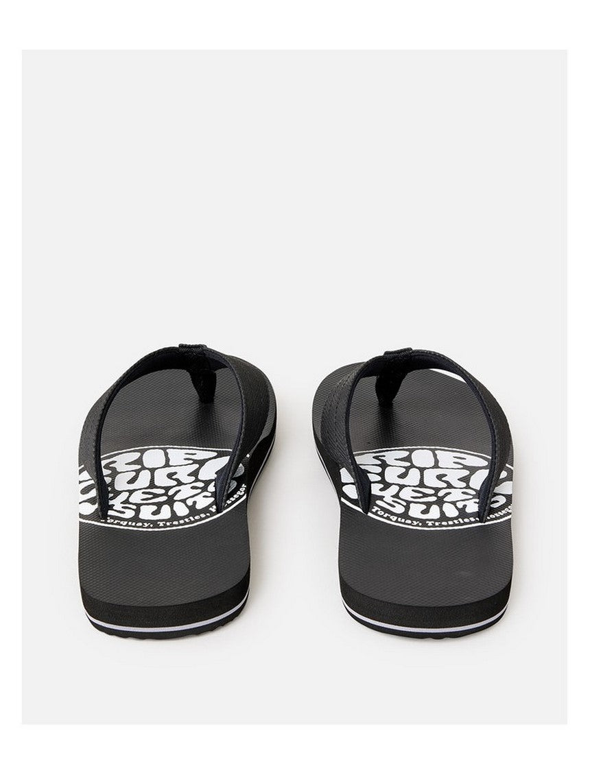 Japonki plażowe męskie RIP CURL Ripper Bloom Open Toe czarne