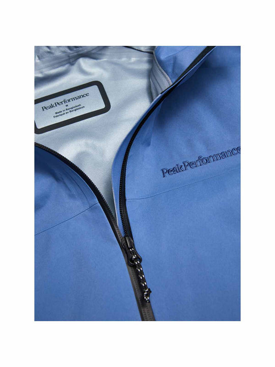 Kurtka narciarska męska PEAK PERFORMANCE Treeline GORE-TEX 3L Shell Jacket niebieska
