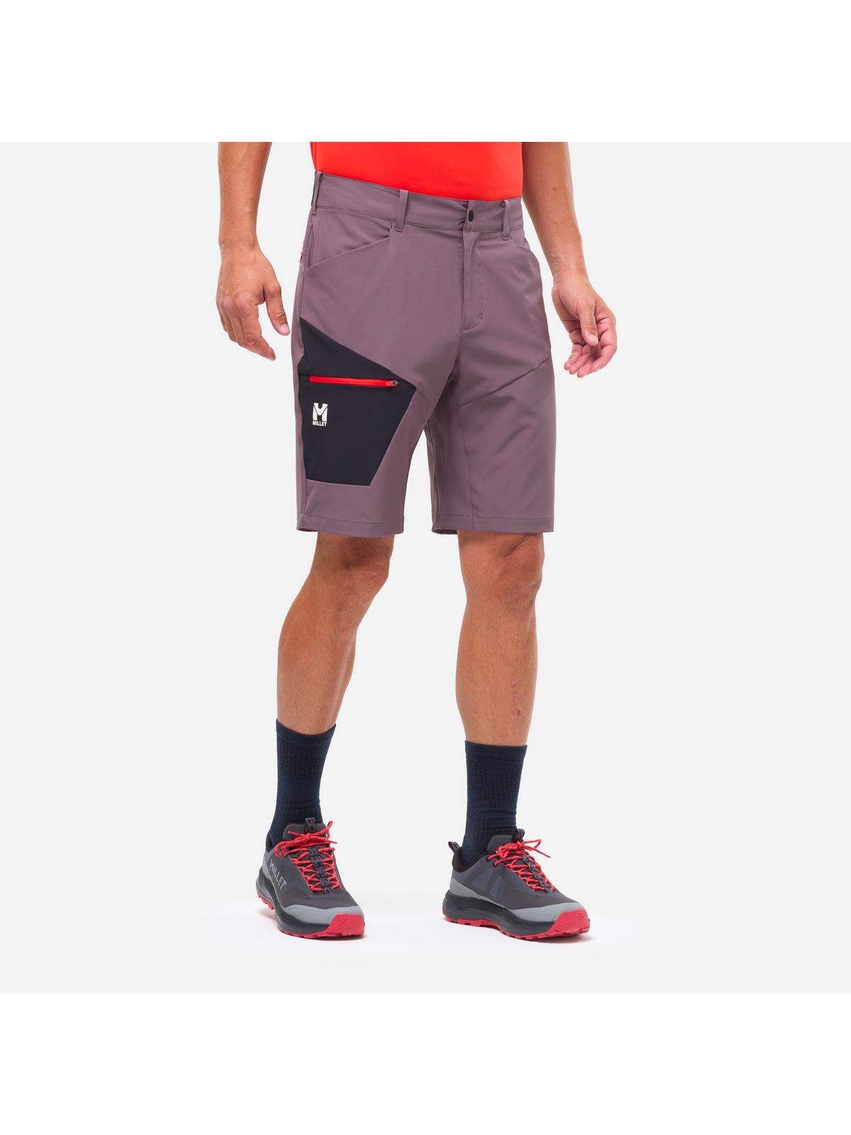 Szorty męskie MILLET Wanaka Stretch Short Iii M fioletowe śliwkowe