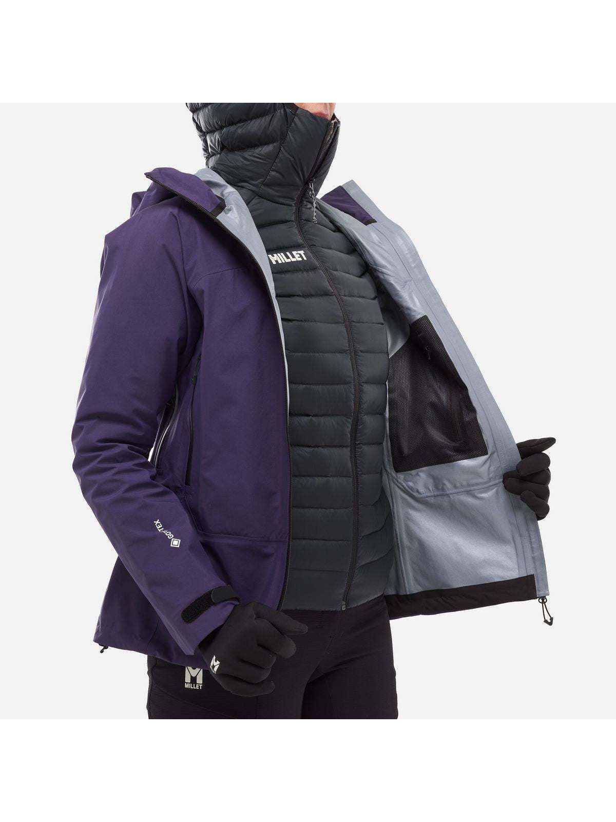 Kurtka damska MILLET Kamet Gtx Jkt W fioletowa