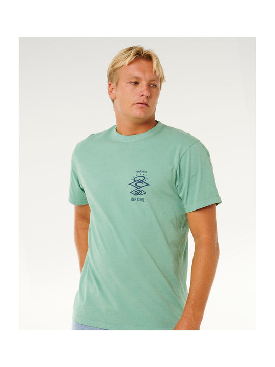 Koszulka męska RIP CURL Search Icon Tee zielona
