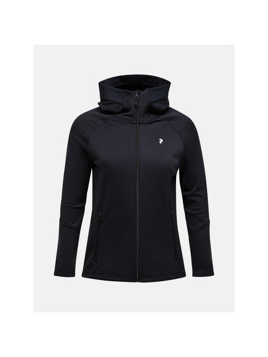 Bluza PEAK PERFORMANCE W Rider Essentials Zip Hood czarny
