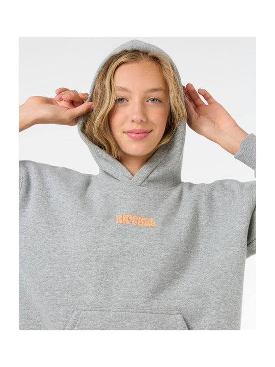 Bluza dziewczęca RIP CURL Island Bliss Hood - Girl szara
