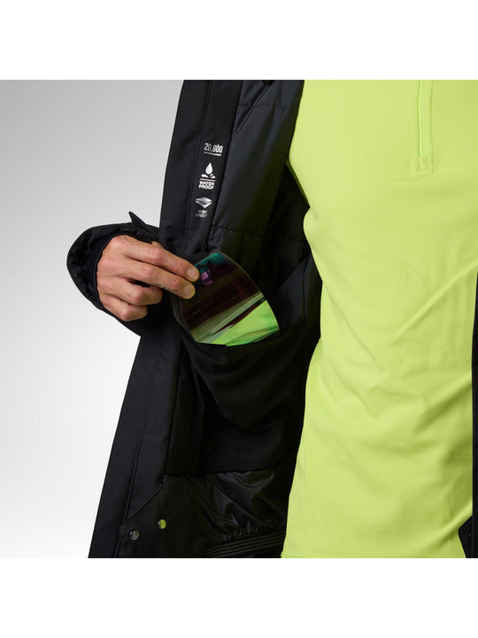 Kurtka narciarska męska ROSSIGNOL M Strawpile Insulated Ski Jkt czarna
