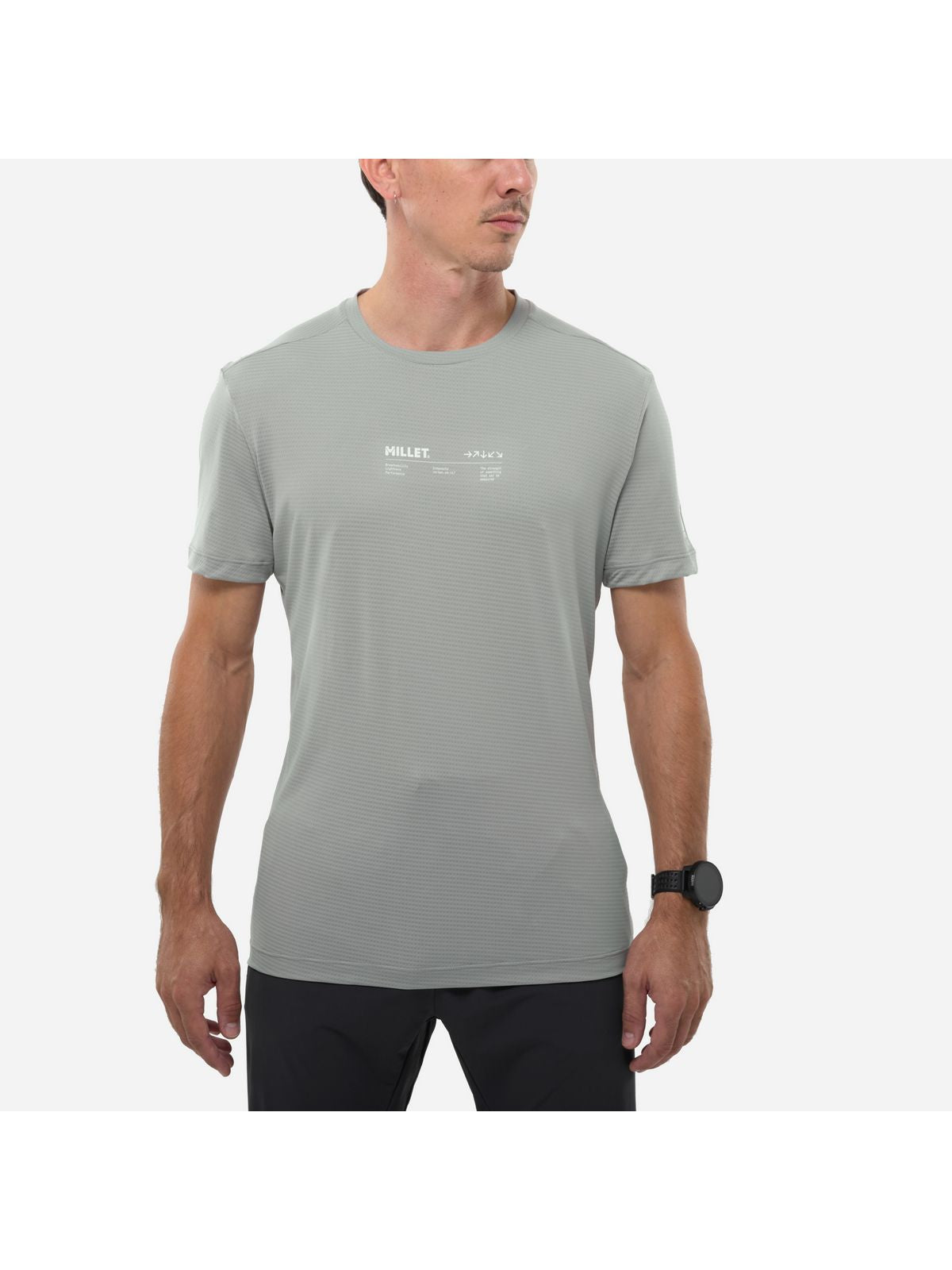 Koszulka męska MILLET Intense Ts Ss M szara