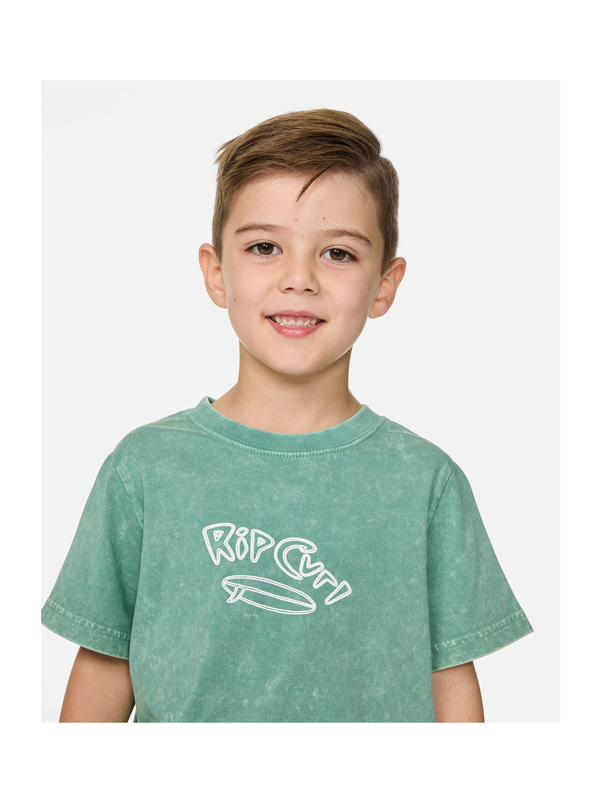 Koszulka chłopięca RIP CURL Ride The Wave Wash Tee - Boy zielona