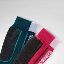 Skarpety juniorskie ROSSIGNOL Jr Essential 2 Pack Ski Socks różowe
