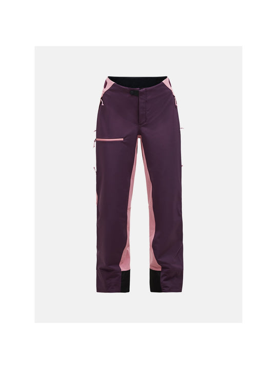 Spodnie damskie Peak Performance W Ascent Softshell Pants fioletowy - narciarskie - Adventure Sports
