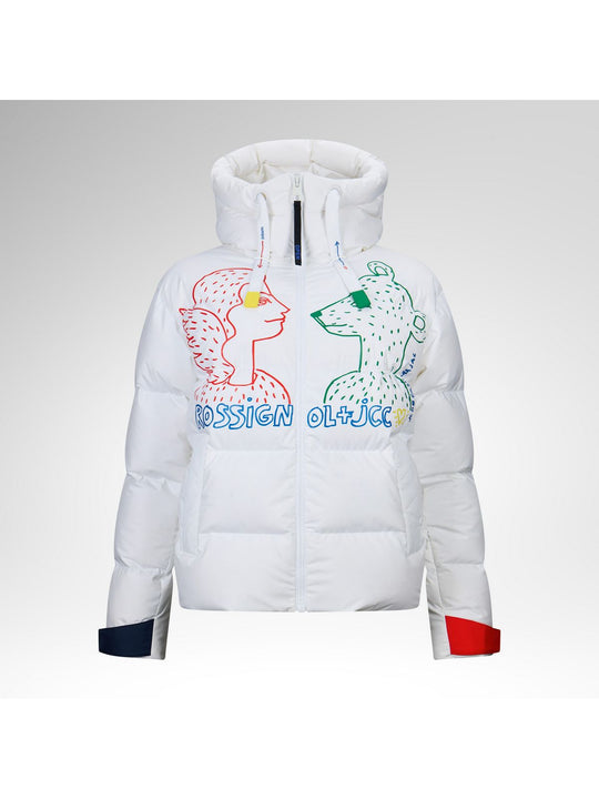 Kurtka narciarska damska ROSSIGNOL W Jcc Allsnow Down Ski Jacket biała
