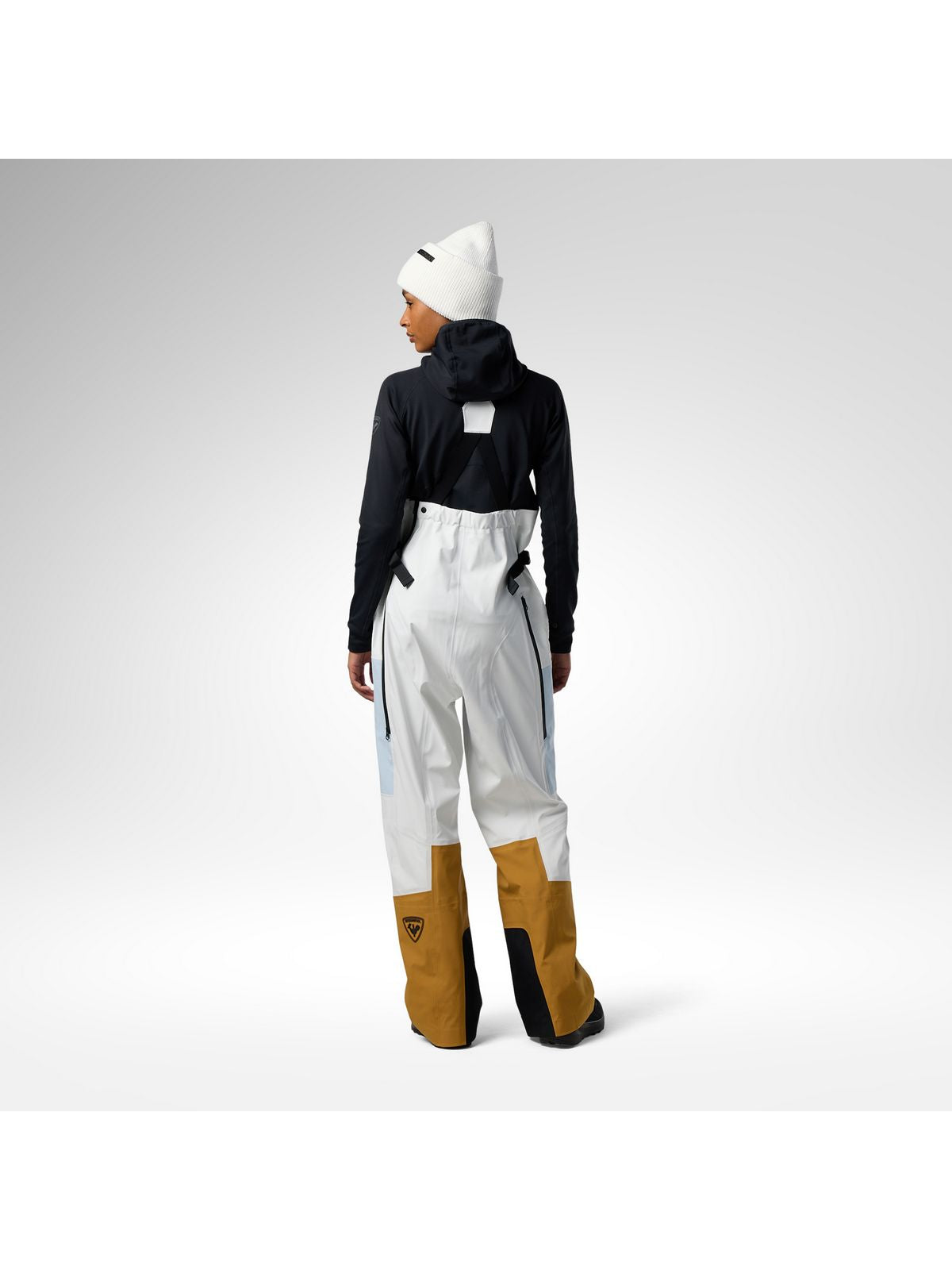 Spodnie narciarskie damskie ROSSIGNOL W Proclivity 3L Bib Pant białe