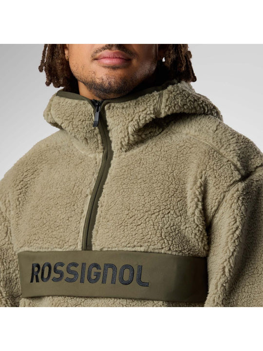 Bluza męska ROSSIGNOL Alltrack Anorak Fleece beżowa
