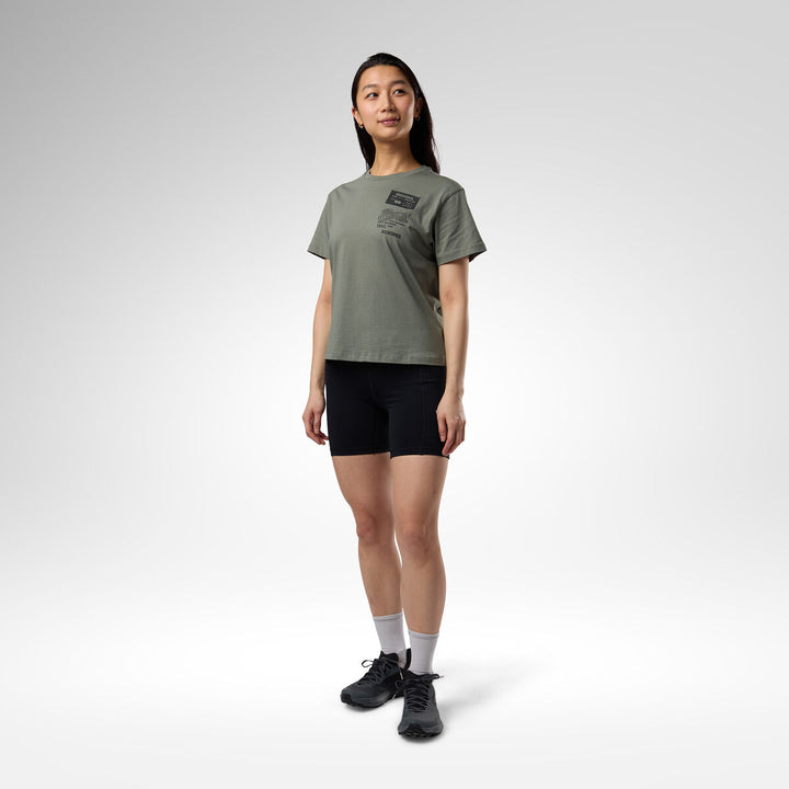 Koszulka damska ROSSIGNOL W Graphic Waterfall Tee zielona
