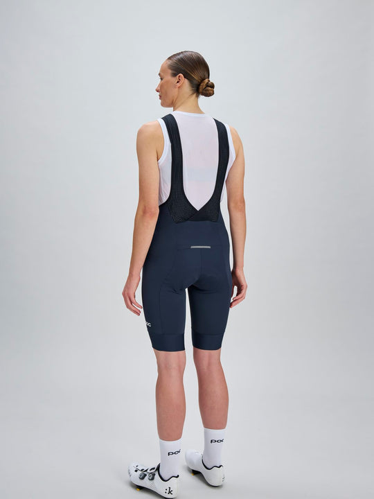 Spodenki rowerowe damskie POC W's Cadence Bib Shorts granatowe
