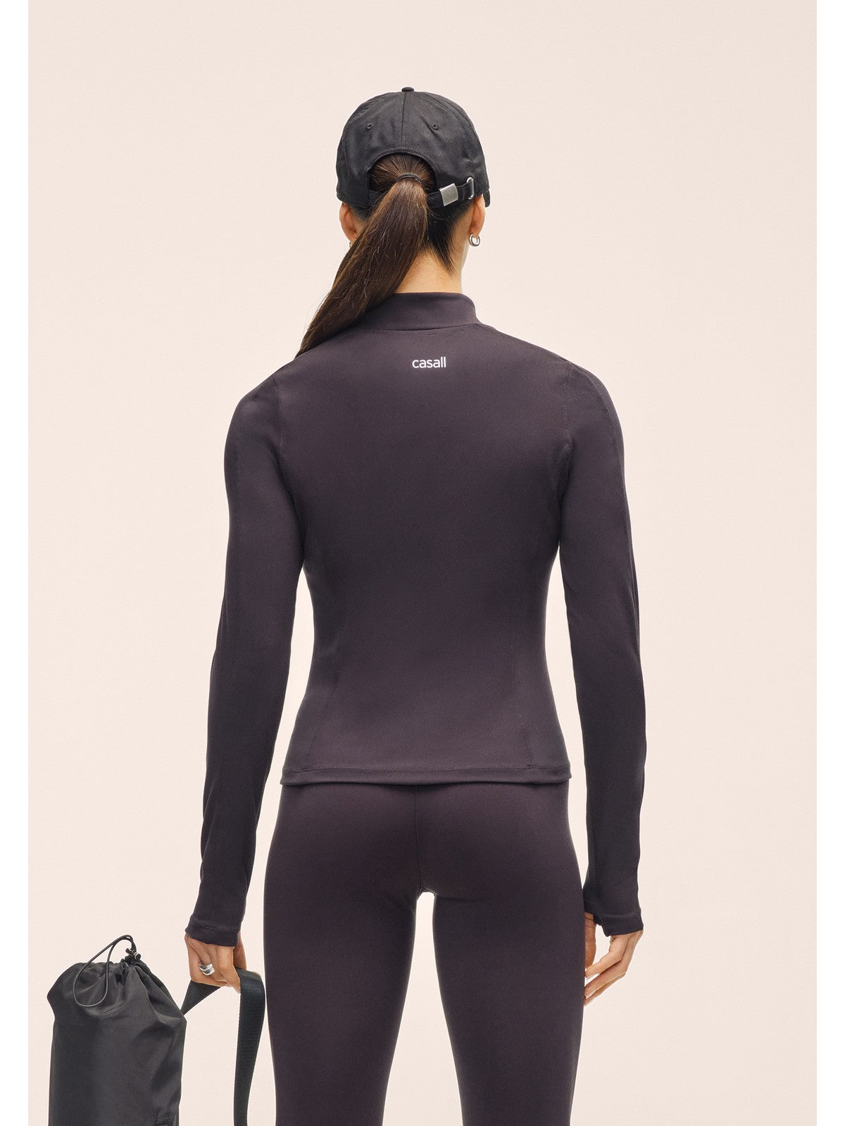 Kurtka damska CASALL Soft Touch Zip Jacket kolor czarny